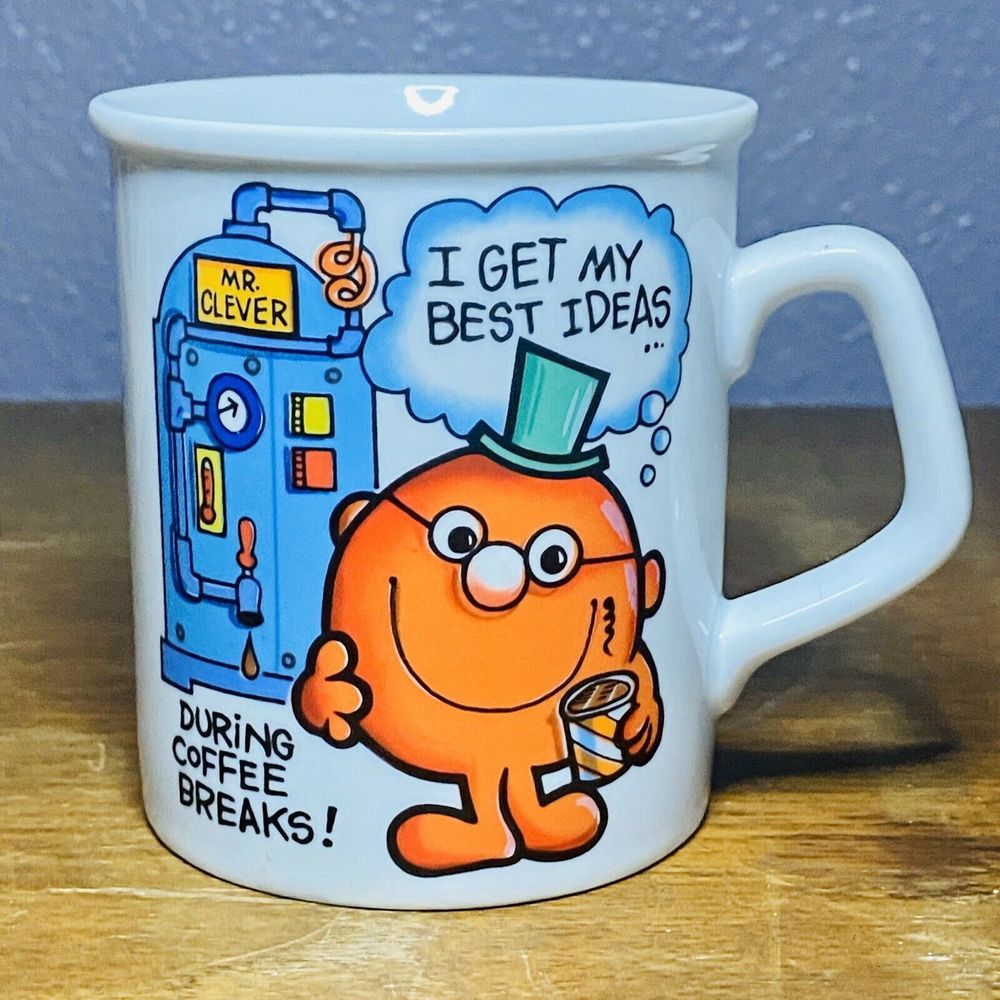mr clever i get my best ideas during my coffee '73